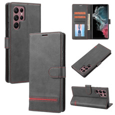 For Samsung Galaxy S22 Ultra 5G Classic Wallet Flip Leather Phone Case(Black) For Samsung Galaxy S22 Ultra 5G Classic Wallet Flip Leather Phone Case(Black)