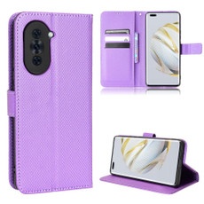 For Huawei nova 10 Pro Diamond Texture Leather Phone Case(Purple) For Huawei nova 10 Pro Diamond Texture Leather Phone Case(Purple)