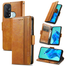 For OPPO Reno 5A CaseNeo Business Splicing Dual Magnetic Buckle Horizontal Flip PU Leather Case with Holder & Card Slots & Wallet(Yellow) For OPPO Reno 5A CaseNeo Business Splicing Dual Magnetic Buckle Horizontal Flip PU Leather Case with Holder & Card Slots & Wallet(Yellow)