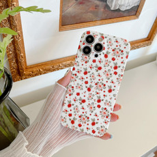 For iPhone 12 Pro Max Small Floral TPU Phone Case(D) For iPhone 12 Pro Max Small Floral TPU Phone Case(D)