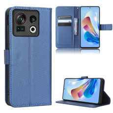 For ZTE Nubia Z40S Pro Diamond Texture Leather Phone Case(Blue)