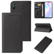 For Xiaomi Redmi 9i Magnetic Closure Leather Phone Case(Black)