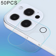 For iPhone 13 Pro 50pcs HD Rear Camera Lens Protector Tempered Glass Film