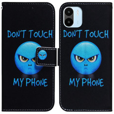For Xiaomi Redmi A1 Coloured Drawing Horizontal Flip Leather Phone Case(Anger)