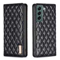 For Samsung Galaxy S22+ 5G Diamond Lattice Magnetic Leather Flip Phone Case(Black) For Samsung Galaxy S22+ 5G Diamond Lattice Magnetic Leather Flip Phone Case(Black)