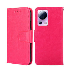 For Xiaomi Civi 2 5G Crystal Texture Leather Phone Case(Rose Red) For Xiaomi Civi 2 5G Crystal Texture Leather Phone Case(Rose Red)