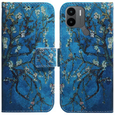 For Xiaomi Redmi A1+ Coloured Drawing Flip Leather Phone Case(Apricot)
