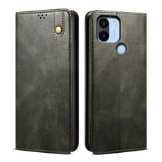 For Xiaomi Poco C50 Oil Wax Crazy Horse Texture Leather Phone Case(Green)