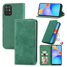 For Honor Play 5T Retro Skin Feel Business Magnetic Horizontal Flip Leather Case with Holder & Card Slots & Wallet & Photo Frame(Green)