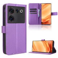 For ZTE Nubia Z50 Ultra Diamond Texture Leather Phone Case(Purple) For ZTE Nubia Z50 Ultra Diamond Texture Leather Phone Case(Purple)