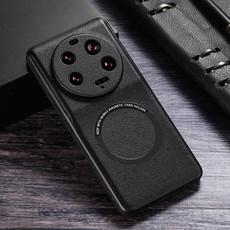 For Xiaomi 13 Ultra Cloth Texture PU MagSafe Magnetic Phone Case(Black)
