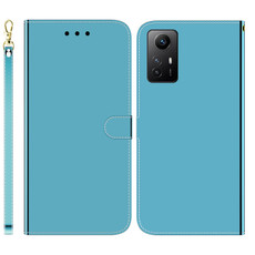 For Xiaomi Redmi Note 12S Imitated Mirror Surface Leather Phone Case(Blue) For Xiaomi Redmi Note 12S Imitated Mirror Surface Leather Phone Case(Blue)
