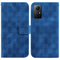 For Xiaomi Redmi Note 12S Double 8-shaped Embossed Leather Phone Case(Blue)