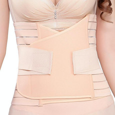 Postpartum Abdomen Belt Bundles Abdominal Vented Pregnant Women Bundles Belly Belt, Size: XXL(Skin Color)