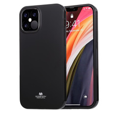 For iPhone 12 Pro Max GOOSPERY JELLY TPU Shockproof and Scratch Protective Case(Black)