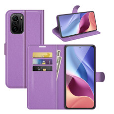 For Xiaomi Redmi K40 Pro / K40 / Poco F3 / Mi 11i Litchi Texture Horizontal Flip Protective Case with Holder & Card Slots & Wallet(Purple) For Xiaomi Redmi K40 Pro / K40 / Poco F3 / Mi 11i Litchi Texture Horizontal Flip Protective Case with Holder & Card Slots & Wallet(Purple)