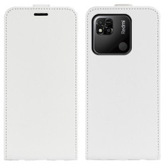 For Xiaomi Redmi 10A R64 Texture Vertical Flip Leather Phone Case(White)