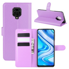 For Xiaomi Redmi Note 9 Pro/Note 9S/Note 9 Pro Max Litchi Texture Horizontal Flip Protective Case with Holder & Card Slots & Wallet(Purple) For Xiaomi Redmi Note 9 Pro/Note 9S/Note 9 Pro Max Litchi Texture Horizontal Flip Protective Case with Holder & Card Slots & Wallet(Purple)