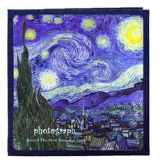 Retro Art DIY Handmade Photo Album Self-Adhesive Film Album, Colour:18 inch Starry Sky(30 White Card Inner Pages)