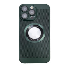 For iPhone 12 Pro Cooling MagSafe Magnifier Phone Case(Green)