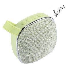 X25 Portable Fabric Design Bluetooth Stereo Speaker with Built-in MIC, Support Hands-free Calls & TF Card & AUX IN, Bluetooth Distance: 10m(Green)