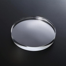 2 PCS Round 8x1.5cm Transparent Acrylic Geometric Photo Props Photography Background Plate Ornaments