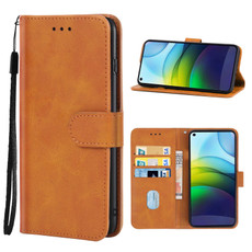Leather Phone Case For Lenovo K12 Pro(Brown) Leather Phone Case For Lenovo K12 Pro(Brown)