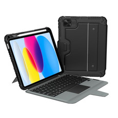 For iPad 10th Gen 10.9 2022 Nillkin Bumper Combo Keyboard Case with Backlight