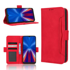 For UMIDIGI G2 / G1 / G1 Max Skin Feel Calf Texture Card Slots Leather Phone Case(Red)