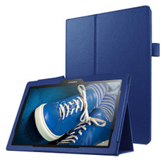 Litchi Texture Horizontal Flip Solid Color Leather Case with Holder for Lenovo TAB 2 A10-30 X30F & TAB 2 A10-70F, 10.1 inch(Dark Blue) Litchi Texture Horizontal Flip Solid Color Leather Case with Holder for Lenovo TAB 2 A10-30 X30F & TAB 2 A10-70F, 10.1 inch(Dark Blue)