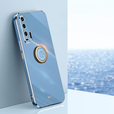 For Honor 20 Pro XINLI Straight 6D Plating Gold Edge TPU Shockproof Case with Ring Holder(Celestial Blue) For Honor 20 Pro XINLI Straight 6D Plating Gold Edge TPU Shockproof Case with Ring Holder(Celestial Blue)