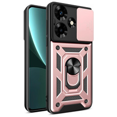 For Infinix Hot 30 Sliding Camera Cover Design TPU+PC Phone Case(Rose Gold)