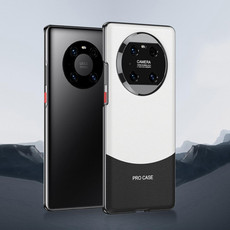 For Huawei Mate 40 GKK Electroplating Leather Surface Stitching Color Shockproof Phone Case(Panda) For Huawei Mate 40 GKK Electroplating Leather Surface Stitching Color Shockproof Phone Case(Panda)