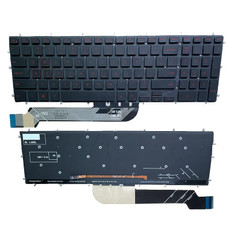 US Version Keyboard For Dell Inspiron 15-7566 5567 7567 5565 5570 7577 P65F(Red with Backlight)