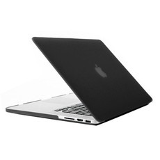 Frosted Hard Protective Case for Macbook Pro Retina 15.4 inch  A1398(Black)