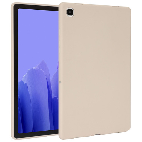 For Samsung Galaxy Tab A7 2020 / T500 Oil Spray Skin-friendly TPU Tablet Case(Milk White)