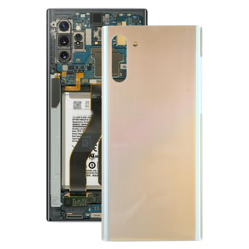 For Samsung Galaxy Note10 Battery Back Cover (Silver)