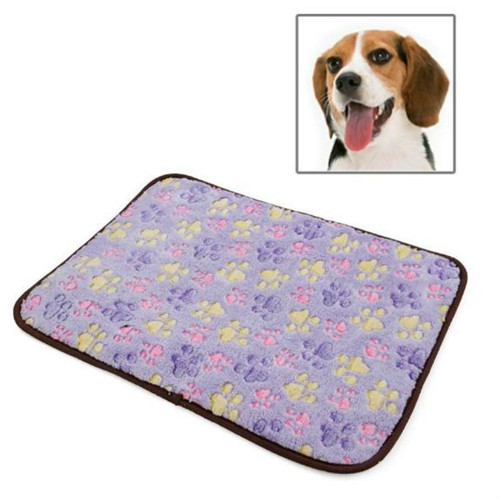 Pet Double-sided Mat Vine Cushion Kennel Cat Blanket Mat, Size:M (Purple)