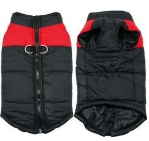 Waterproof Pet Dog Puppy Vest Jacket Chihuahua Clothing Warm Winter Dog Clothes Coat, Size:M(Red)