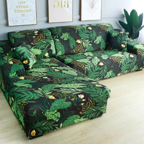 Fabric High Elastic All Inclusive Lazy Sofa Cover, Size: 1 Person(July)