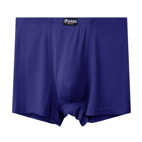 2 PCS Men Modal High Waist Breathable Boxer Underwear (Color:Royal Blue Size:XXXXXXXXXXXXXL) 2 PCS Men Modal High Waist Breathable Boxer Underwear (Color:Royal Blue Size:XXXXXXXXXXXXXL)