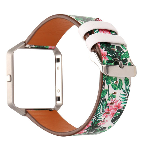 For Fitbit Blaze Leather Watch Band(F)