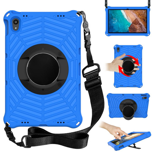 For Lenovo Tab P11 TB-J606F / XiaoXin Pad 11 Spider King EVA Protective Case with Adjustable Shoulder Strap & Holder(Blue)