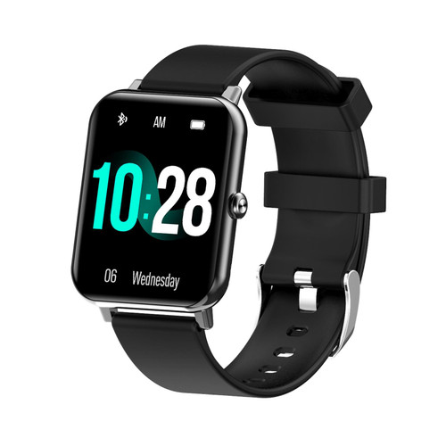 F15 Pro 1.69 inch TFT Screen IP67 Waterproof Smart Watch, Support Body Temperature Monitoring / Sleep Monitoring / Heart Rate Monitoring / Incoming Call Reminder(Black)