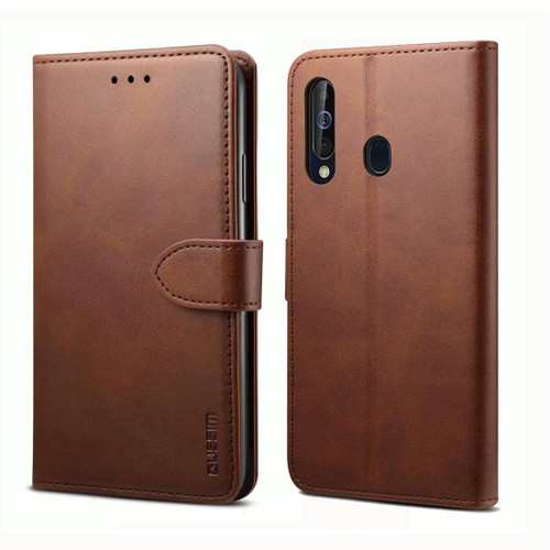 For Galaxy A20 / A30 GUSSIM Business Style Horizontal Flip Leather Case with Holder & Card Slots & Wallet(Brown) For Galaxy A20 / A30 GUSSIM Business Style Horizontal Flip Leather Case with Holder & Card Slots & Wallet(Brown)