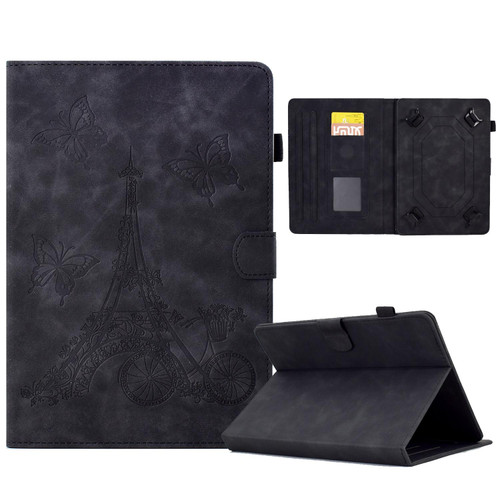 For 7 inch Tablets Tower Embossed Leather Tablet Case(Black) For 7 inch Tablets Tower Embossed Leather Tablet Case(Black)