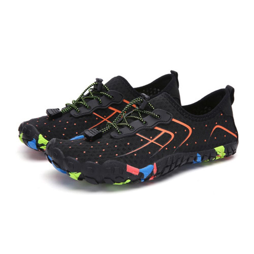 1888 Outdoor Hiking Sports and Anti-skid Wading Shoes, Size:42(Black Orange)