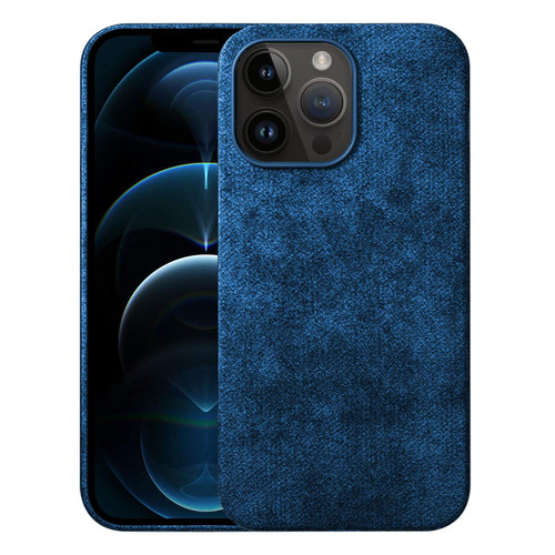For iPhone 12 Pro Max Turn Fur Magsafe Magnetic Phone Case(Blue)
