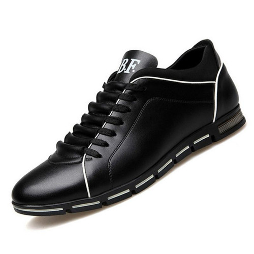 Men Fashion British Style Sports Shoes, Size:48(Black)