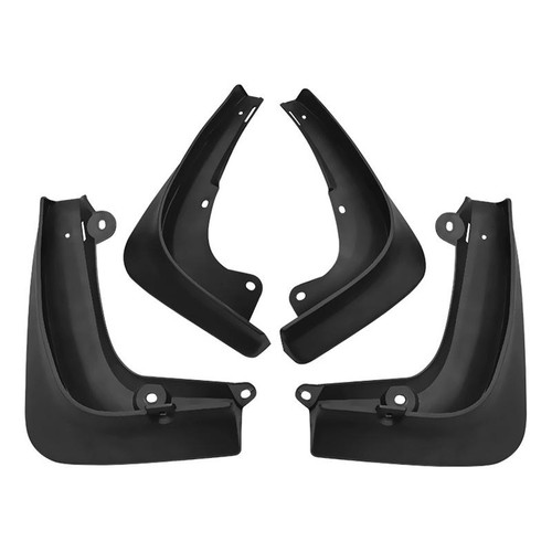 For TESLA MODEL S 2014-2020 4pcs/Set Car Auto Soft Plastic Splash Flaps Fender Guard For TESLA MODEL S 2014-2020 4pcs/Set Car Auto Soft Plastic Splash Flaps Fender Guard